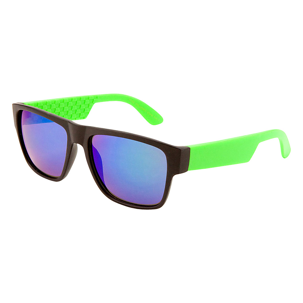 SW Global Eyewear Esco Rectangle Fashion Sunglasses Green SW Global Sunglasses