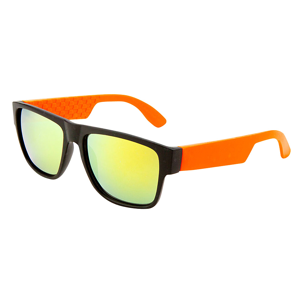 SW Global Eyewear Esco Rectangle Fashion Sunglasses Orange SW Global Sunglasses