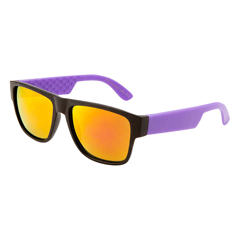 SW Global Eyewear Esco Rectangle Fashion Sunglasses Purple SW Global Sunglasses
