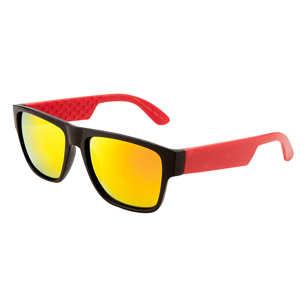 SW Global Eyewear Esco Rectangle Fashion Sunglasses Red SW Global Sunglasses