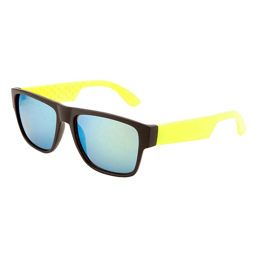 SW Global Eyewear Esco Rectangle Fashion Sunglasses Yellow SW Global Sunglasses
