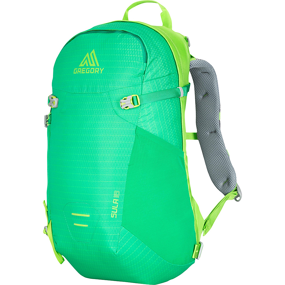 Gregory Sula 18 Backpack Bright Green Gregory Day Hiking Backpacks