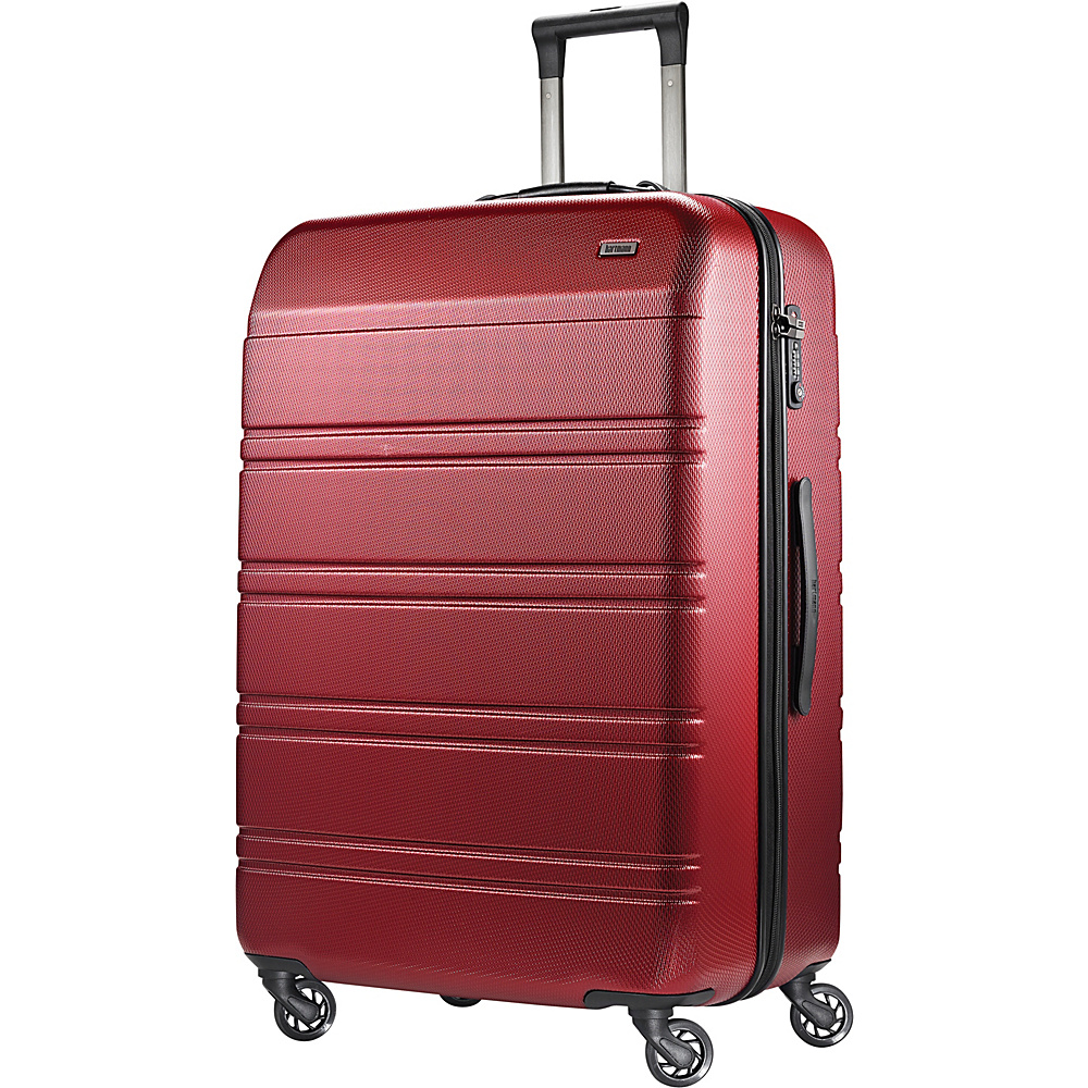 Hartmann Luggage Vigor 2 Extended Journey Spinner Garnet Red Hartmann Luggage Hardside Checked