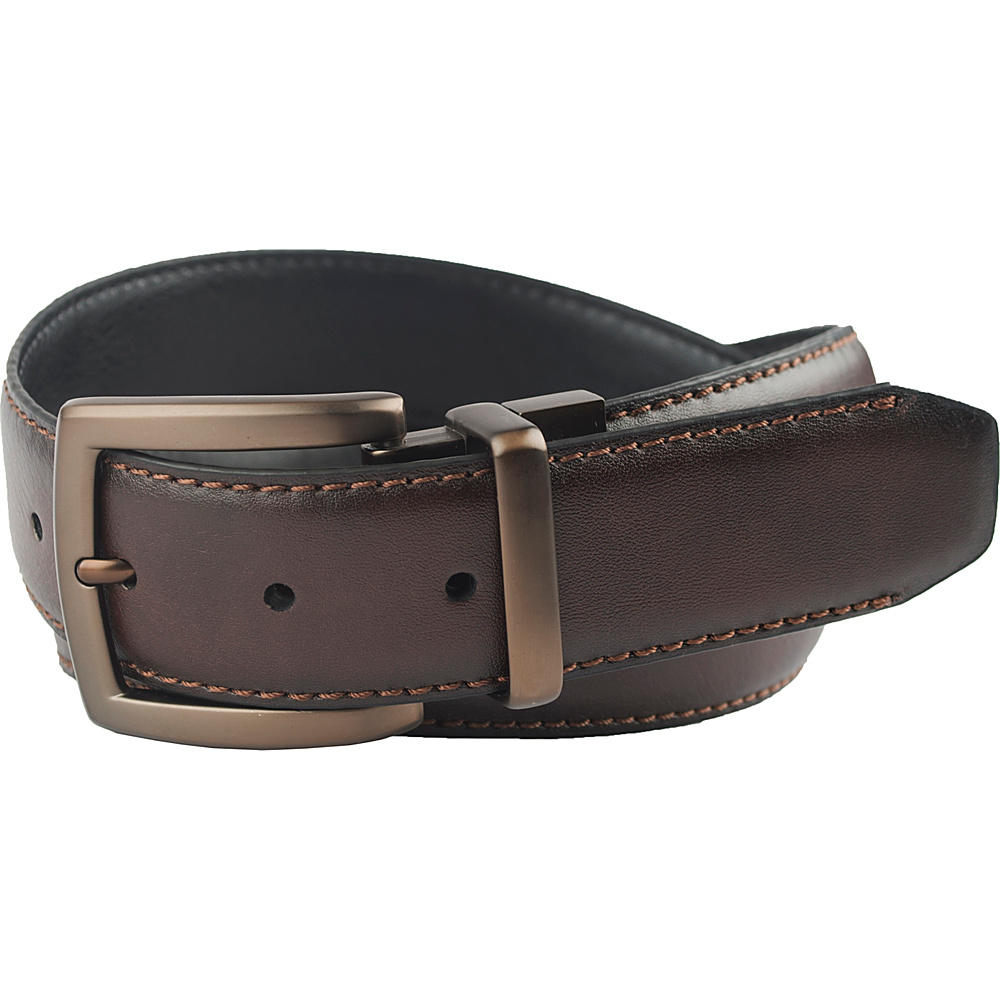 Columbia 38MM Reversible with Columbia Gem Logo on Buckle Brown Black 40 Columbia Other Fashion Accessories