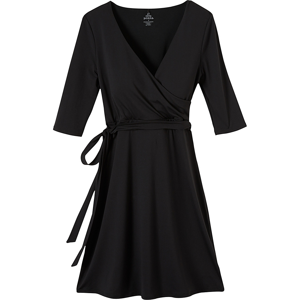 PrAna Belladonna Long Sleeve Dress M Black PrAna Women s Apparel