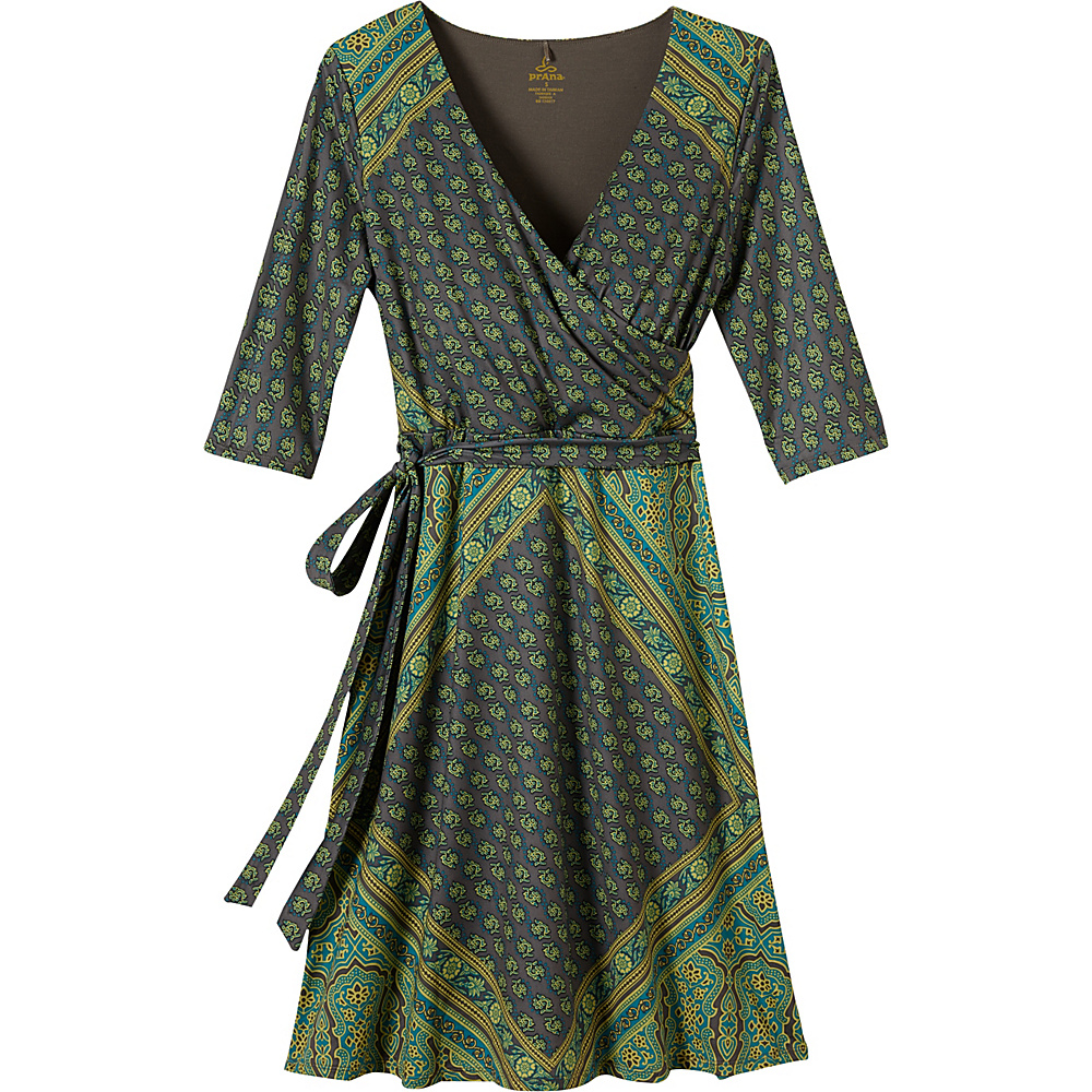 PrAna Belladonna Long Sleeve Dress M Cargo Green PrAna Women s Apparel