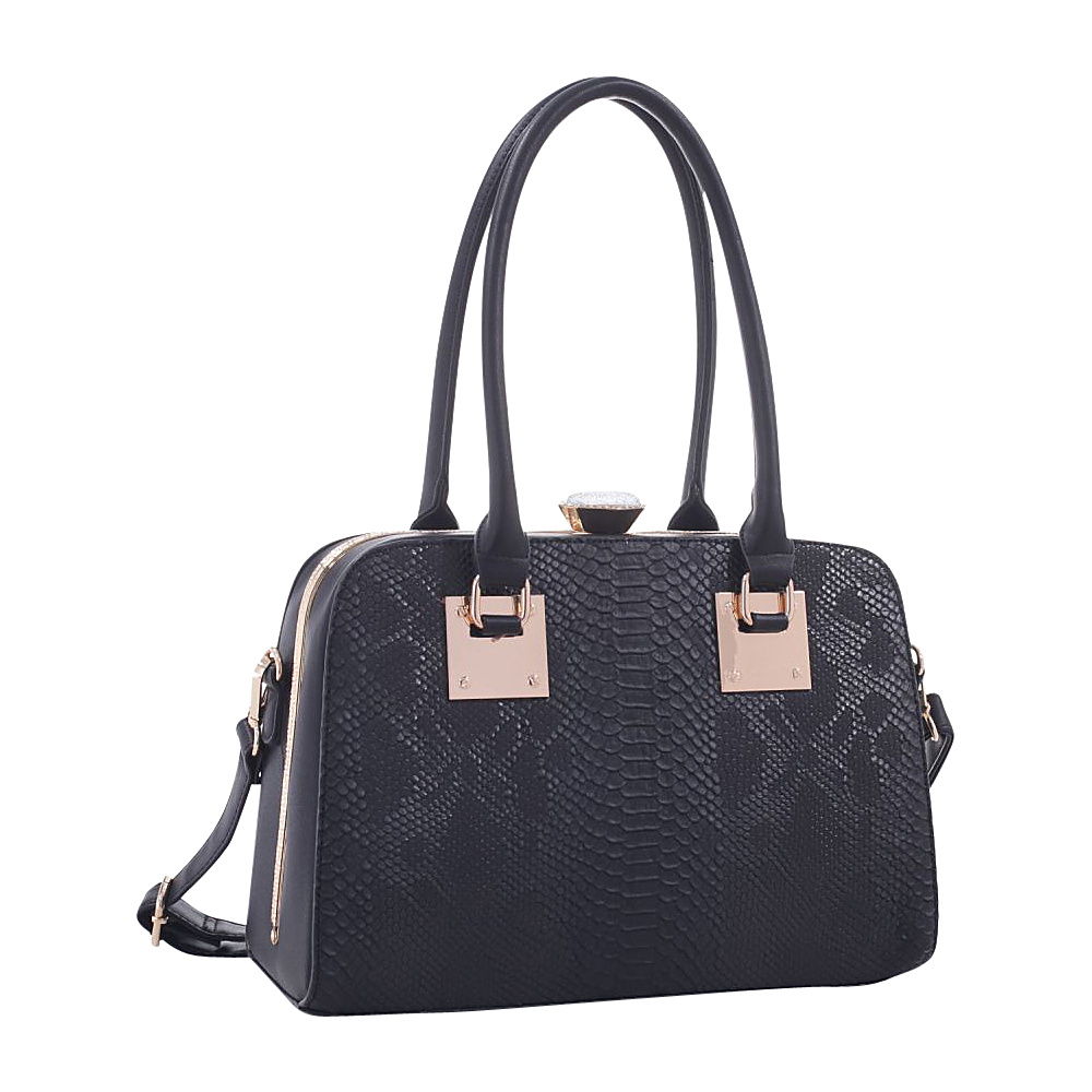 MKF Collection Gracia Designer Shoulder Bag Black MKF Collection Manmade Handbags