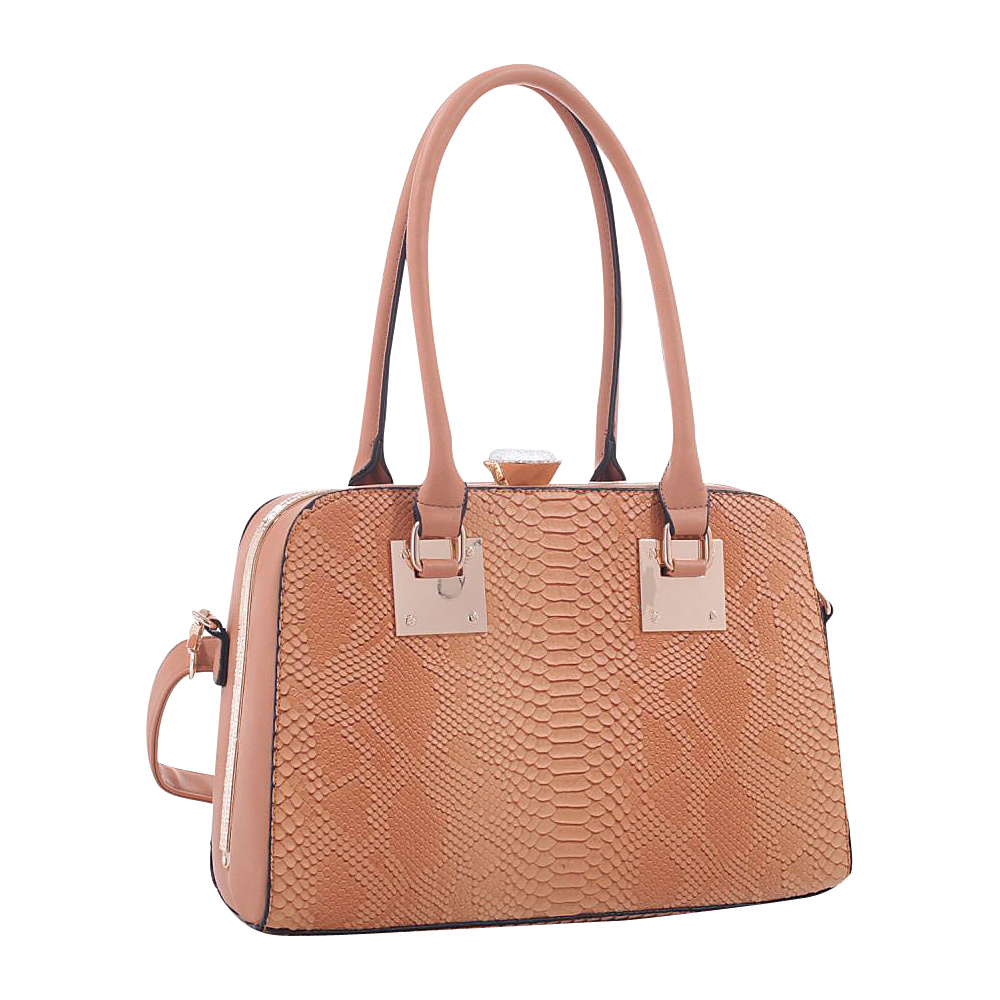 MKF Collection Gracia Designer Shoulder Bag Tan MKF Collection Manmade Handbags