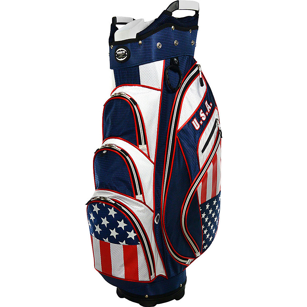 Hot Z Golf Bags Flag Cart Bag USA Hot Z Golf Bags Golf Bags