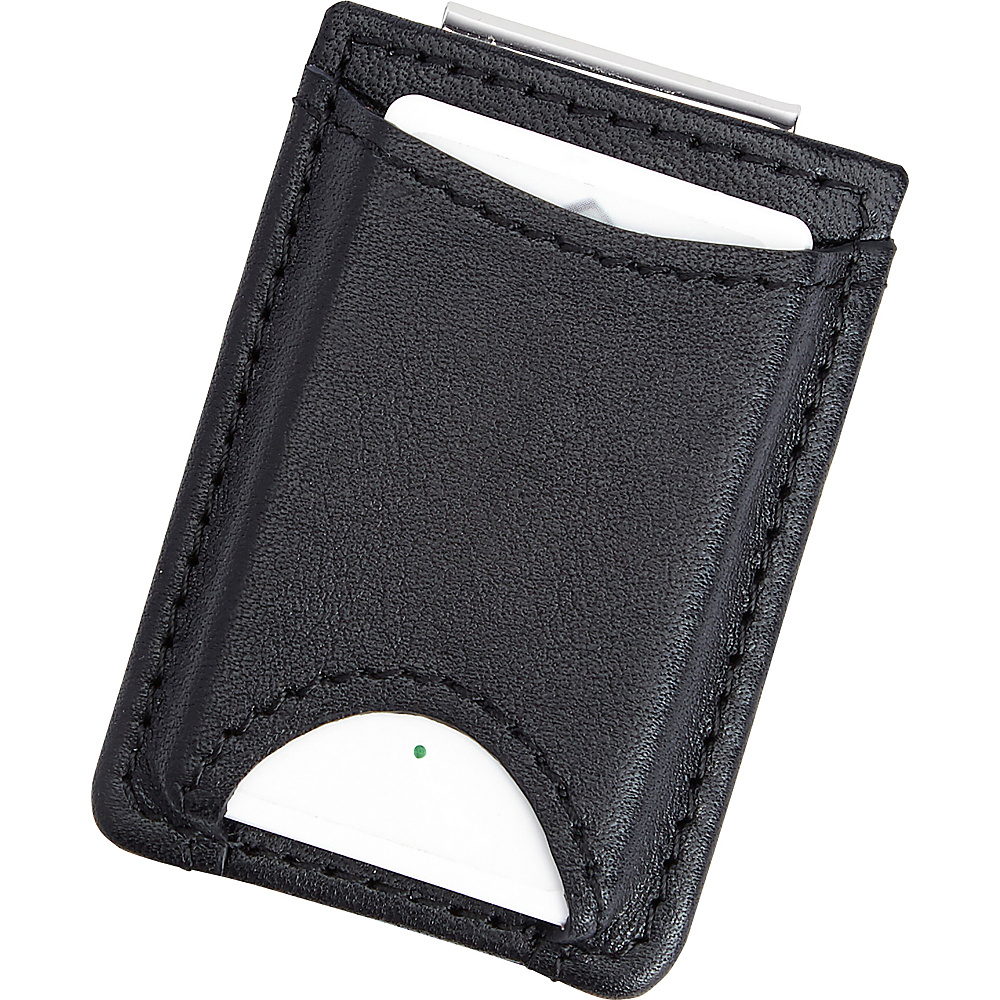 Royce Leather Bluetooth Tracking Wallet Tag Device Inside Slim Genuine Leather Money Clip Wallet Black Royce Leather Travel Wallets