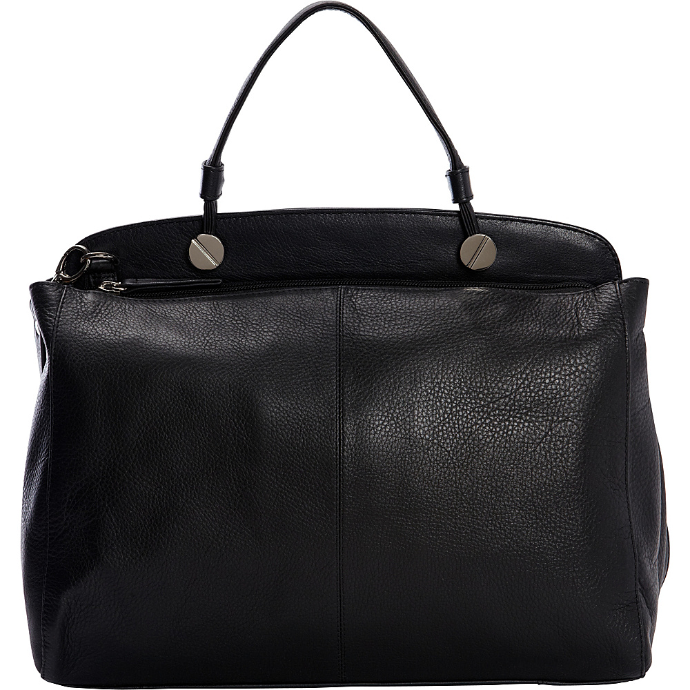 Derek Alexander Large Top Zip Shoulder bag Black Black Derek Alexander Leather Handbags