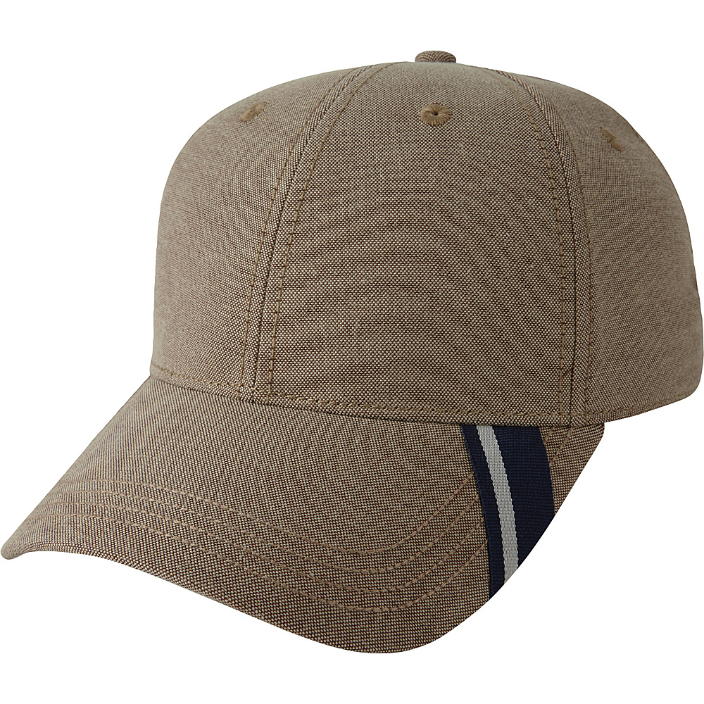 Ben Sherman Top Dyed Oxford Baseball Hat Brown S M Ben Sherman Hats