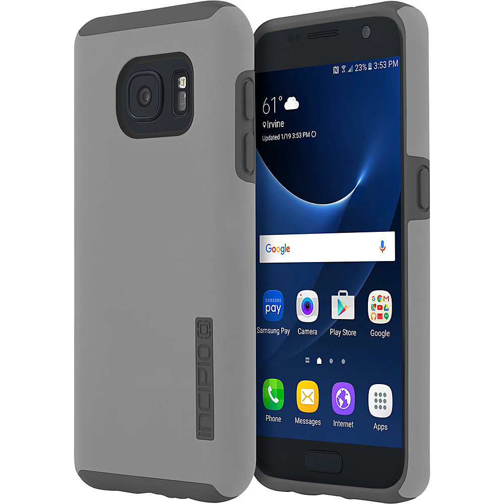 Incipio DualPro for Samsung Galaxy S7 Gray Gray Incipio Electronic Cases