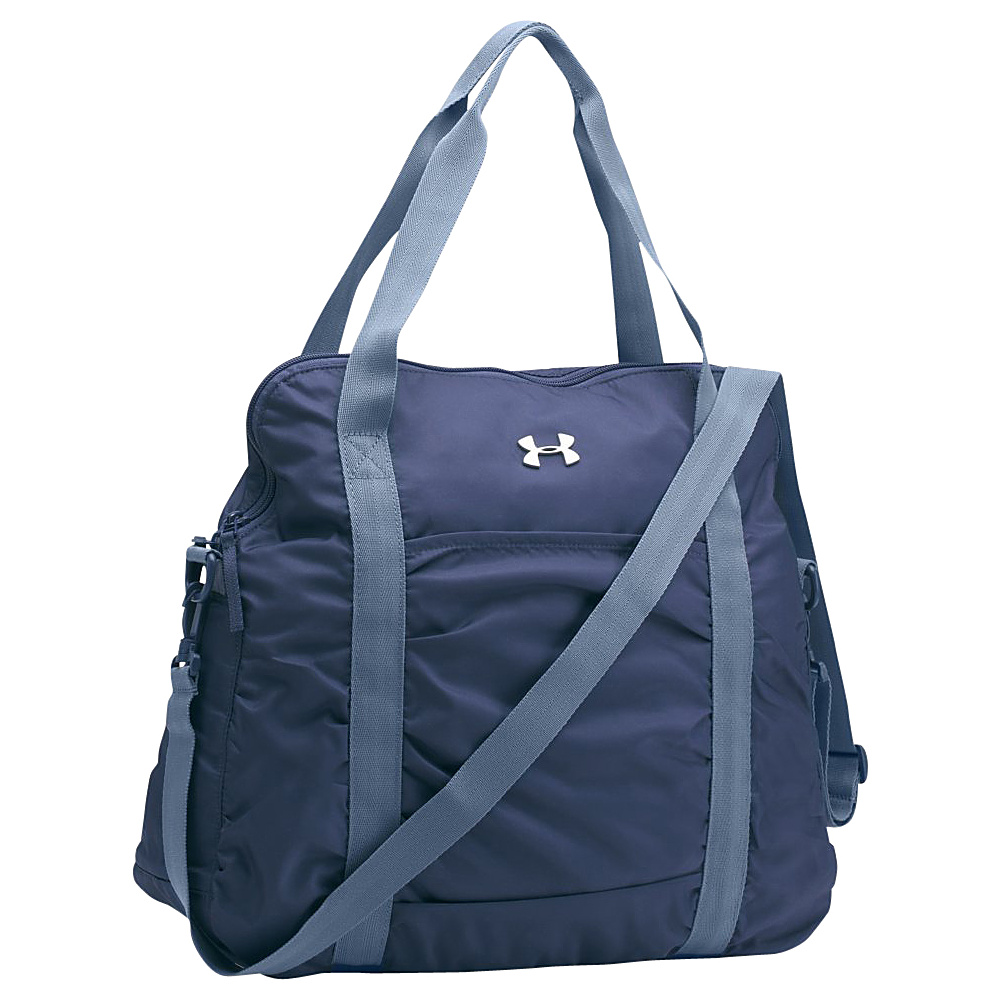 Under Armour The Works Tote Faded Ink Aurora Purple Silver Under Armour Gym Bags