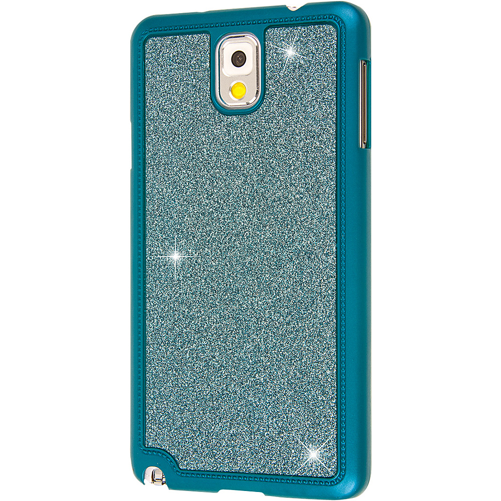 EMPIRE GLITZ Glitter Glam Case for Samsung Galaxy Note 3 Teal EMPIRE Electronic Cases