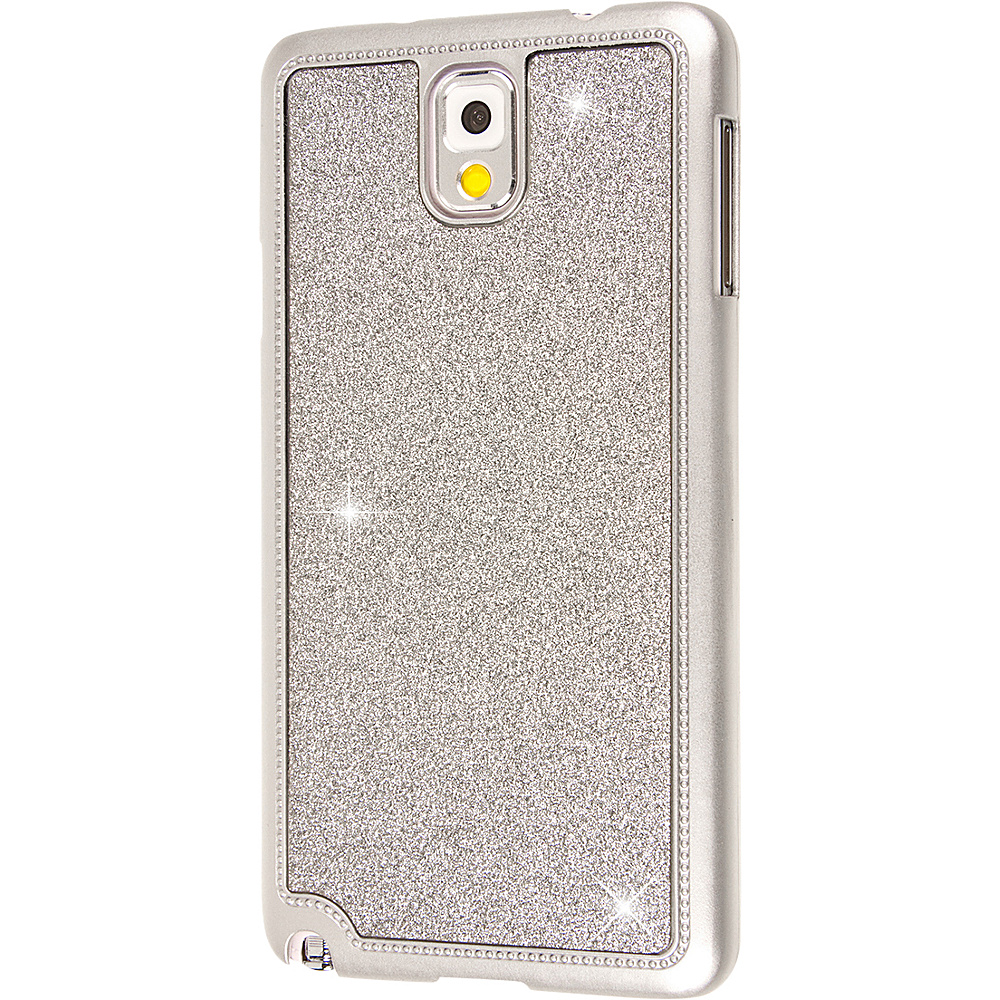EMPIRE GLITZ Glitter Glam Case for Samsung Galaxy Note 3 Silver EMPIRE Personal Electronic Cases