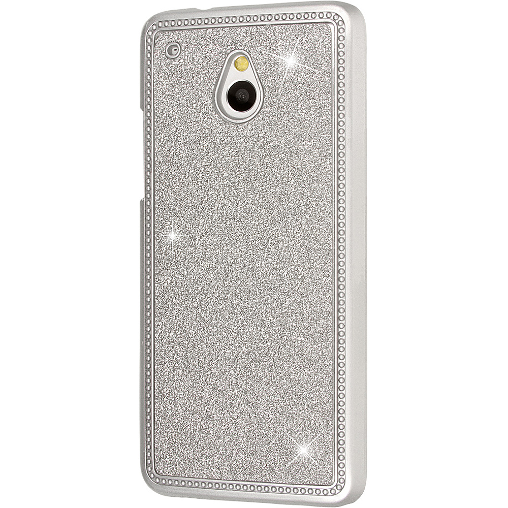 EMPIRE GLITZ Glitter Glam Case for HTC One Mini M4 Silver EMPIRE Electronic Cases