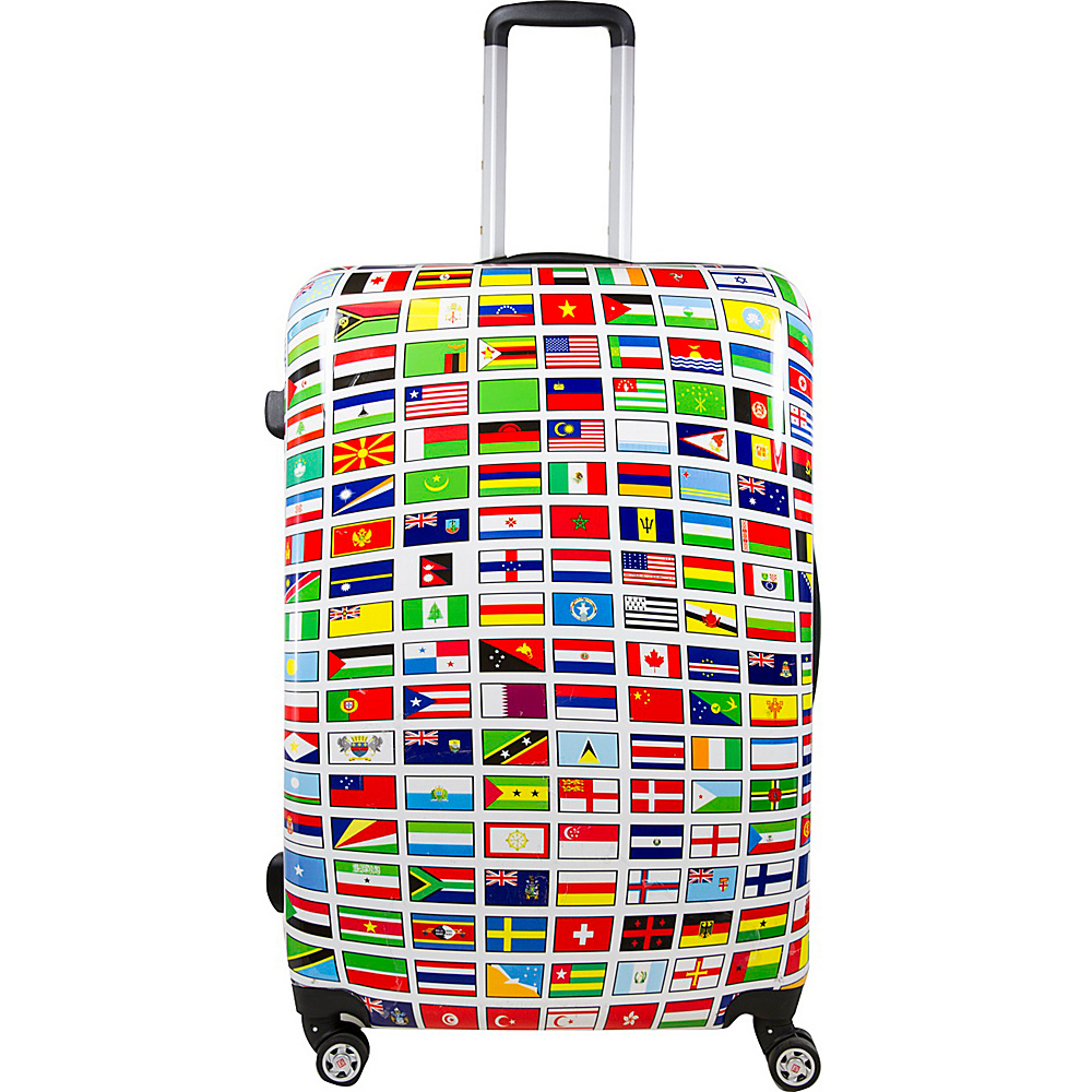 ful Flags Hardside 24in Spinner Upright Luggage Multi ful Hardside Checked