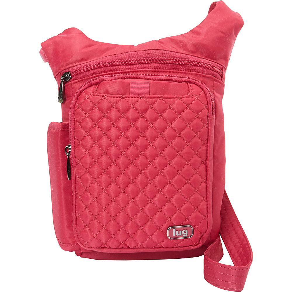 Lug Hopper Shoulder Bag Rose Pink Lug Fabric Handbags