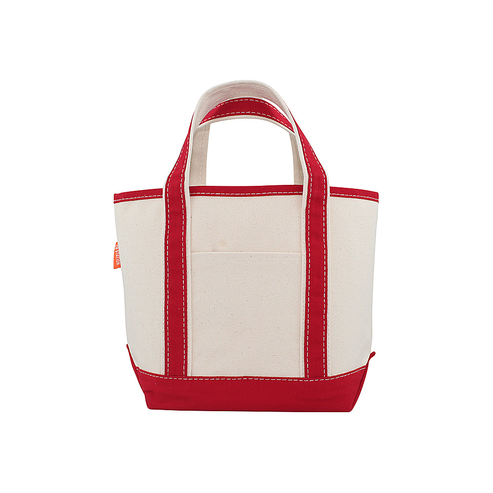CB Station Handy Open Top Tote Red CB Station Fabric Handbags