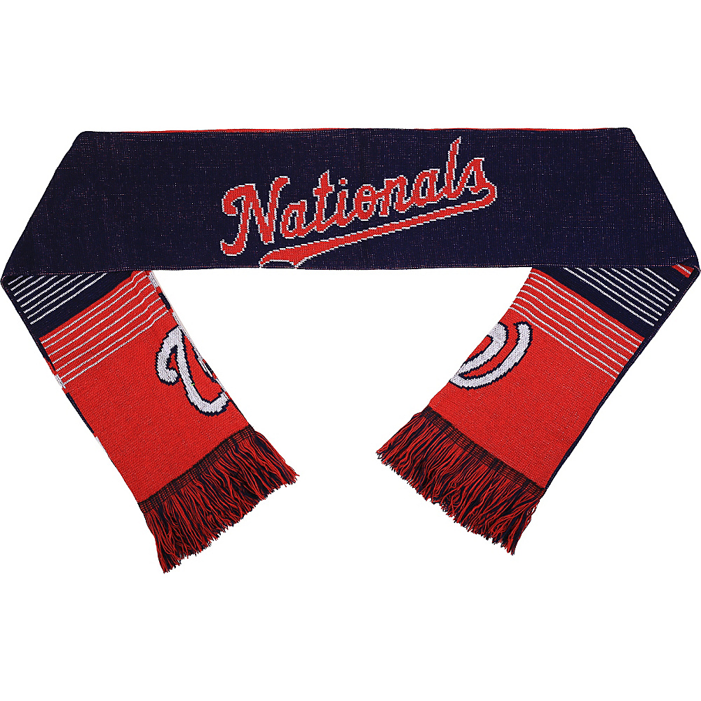 Forever Collectibles MLB Reversible Split Logo Scarf Red Washington Nationals Forever Collectibles Scarves