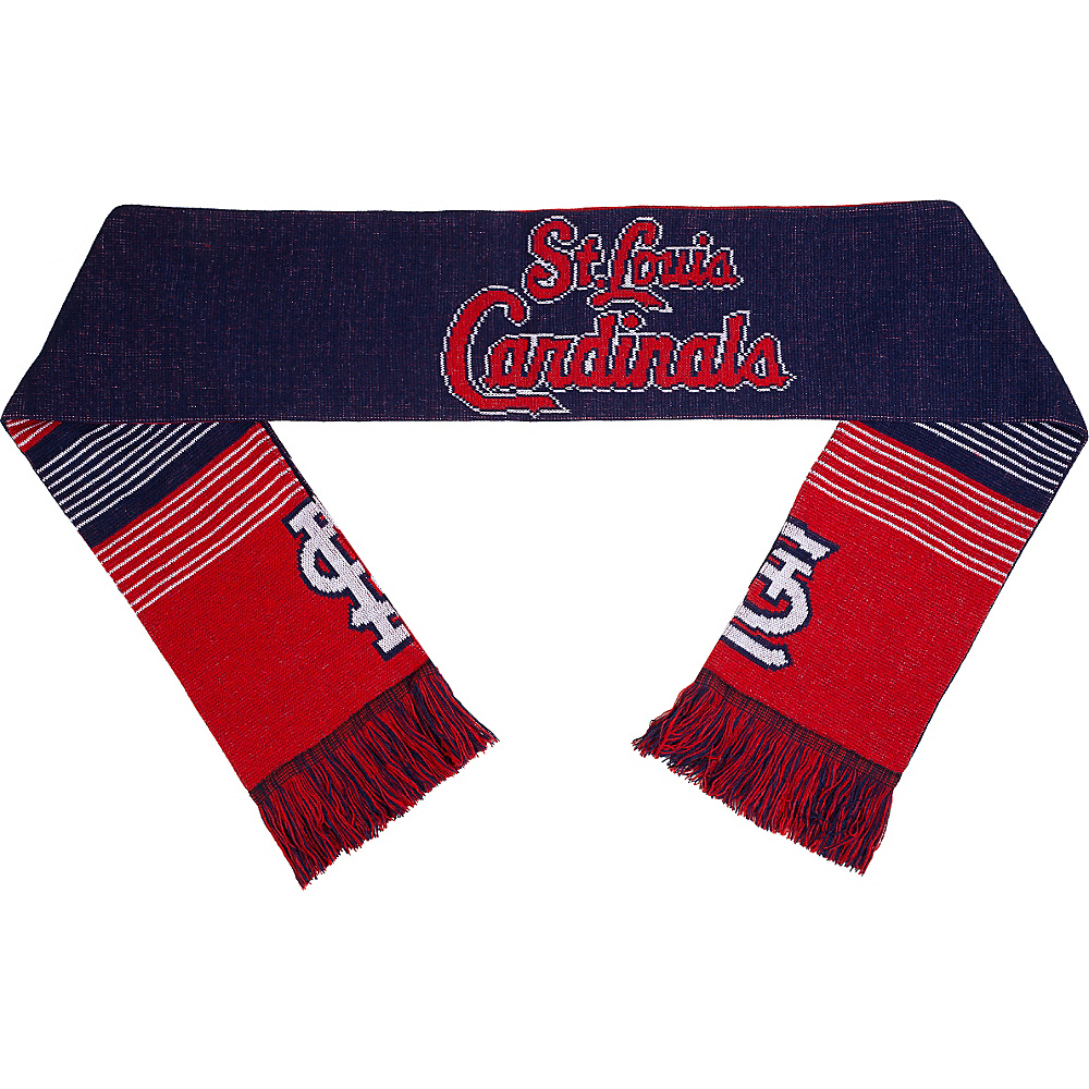 Forever Collectibles MLB Reversible Split Logo Scarf Red St. Louis Cardinals Forever Collectibles Hats Gloves Scarves