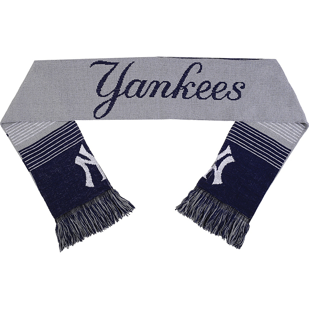 Forever Collectibles MLB Reversible Split Logo Scarf Blue New York Yankees Forever Collectibles Scarves