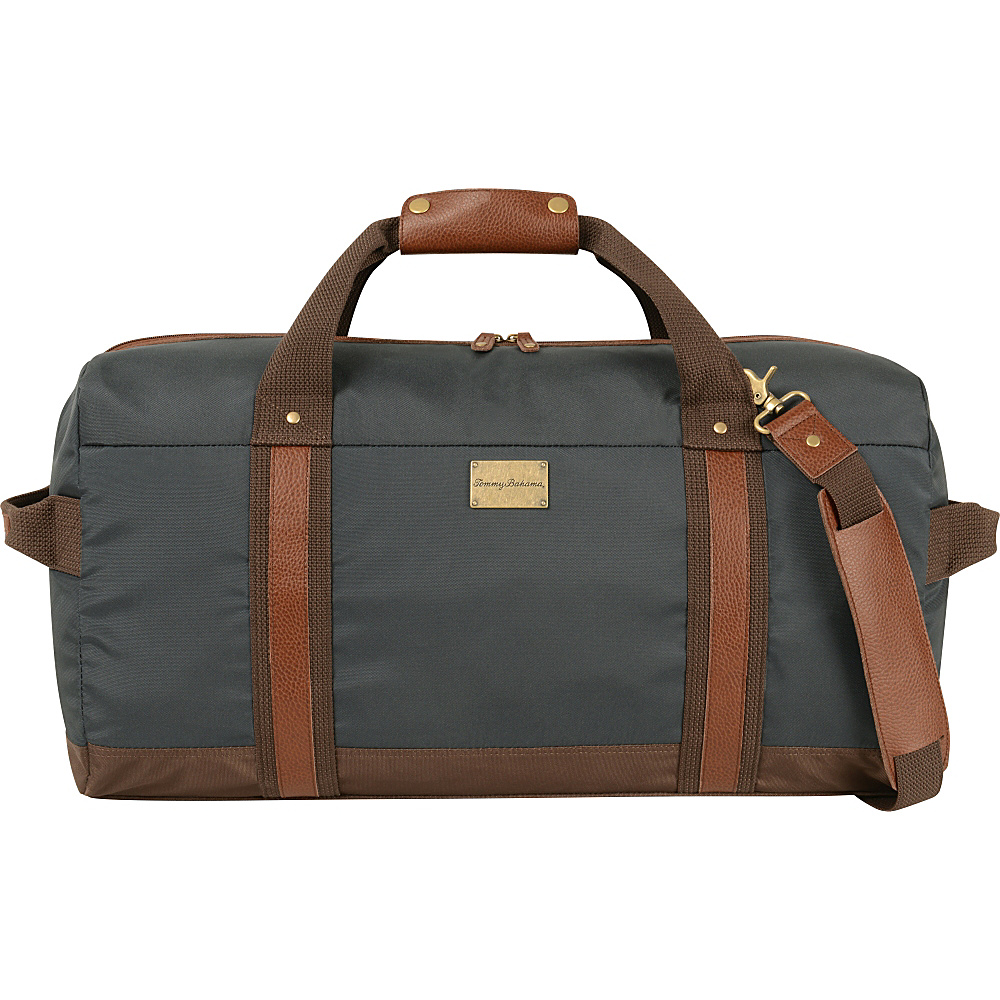 Tommy Bahama Island Swagger 23 Duffle Navy Brown Tommy Bahama Travel Duffels