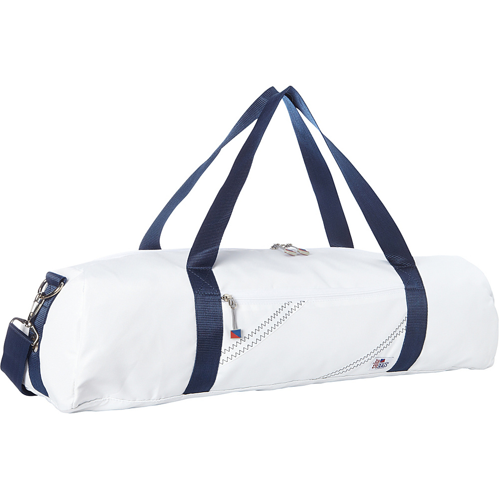 SailorBags Chesapeake Yoga Bag White with Blue Trim SailorBags Other Sports Bags
