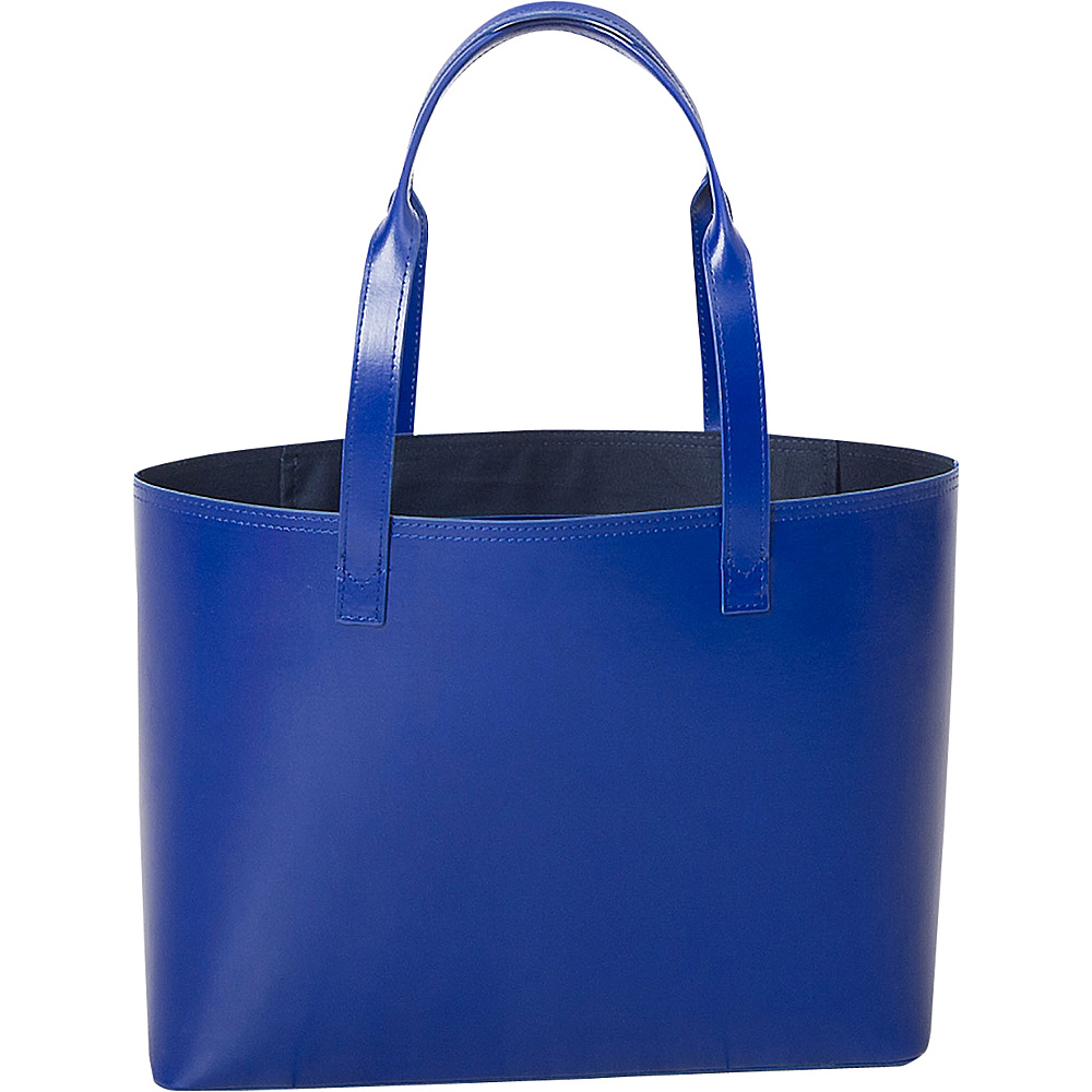 Paperthinks Small Tote Bag Navy Blue - Paperthinks Leather Handbags