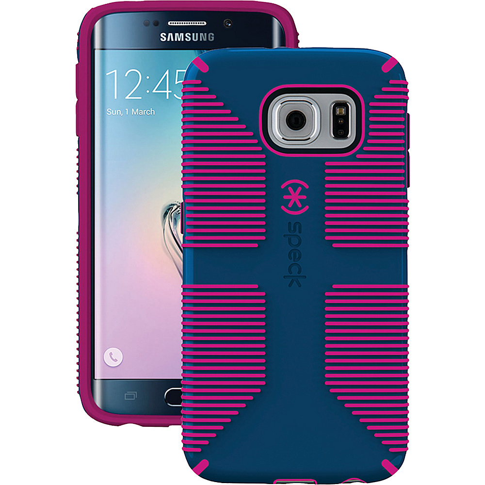 Speck Samsung Galaxy S 6 Edge Candyshell Grip Case Blue Pink Speck Electronic Cases