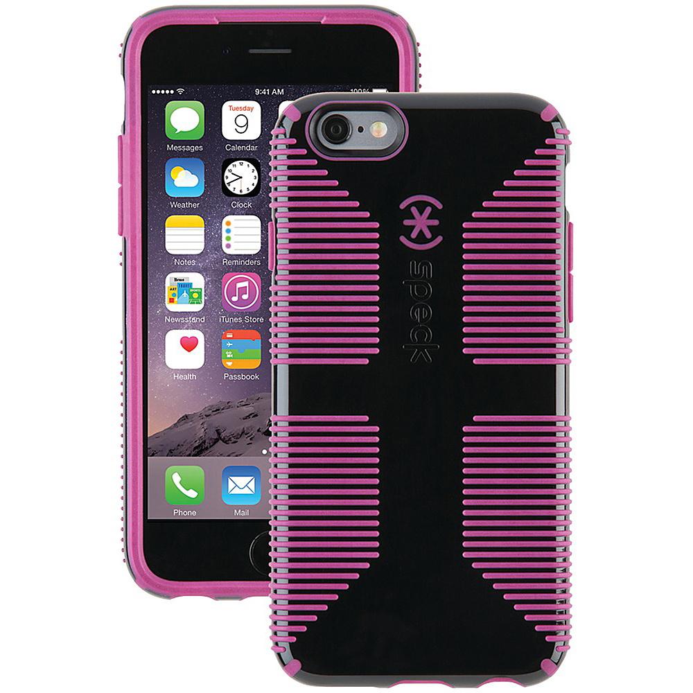 Speck IPhone 6 6s Candyshell Grip Case Black Boysenberry Purple Speck Electronic Cases