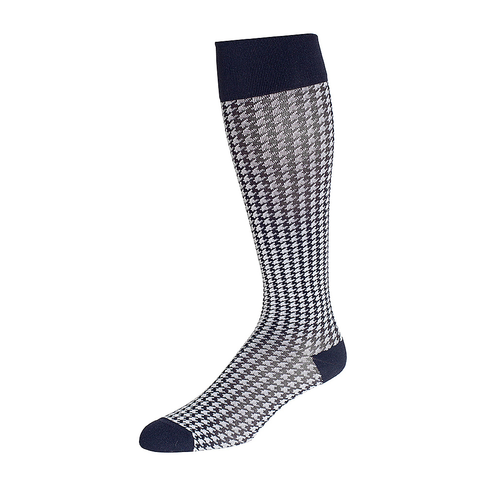 Rejuva Houndstooth Compression Socks Black White â Medium Rejuva Legwear Socks