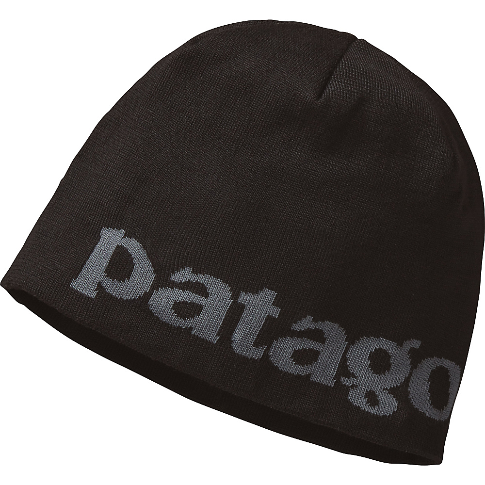 Patagonia Beanie Hat Logo Belwe Black Patagonia Hats Gloves Scarves