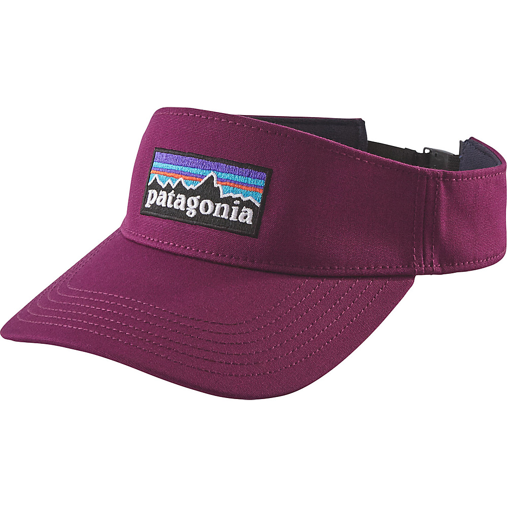 Patagonia P 6 Logo Visor Violet Red Patagonia Hats Gloves Scarves