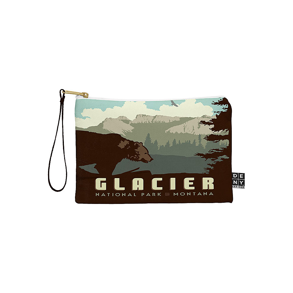 DENY Designs National Parks Pouch Glacier Brown Glacier National Park DENY Designs Travel Wallets