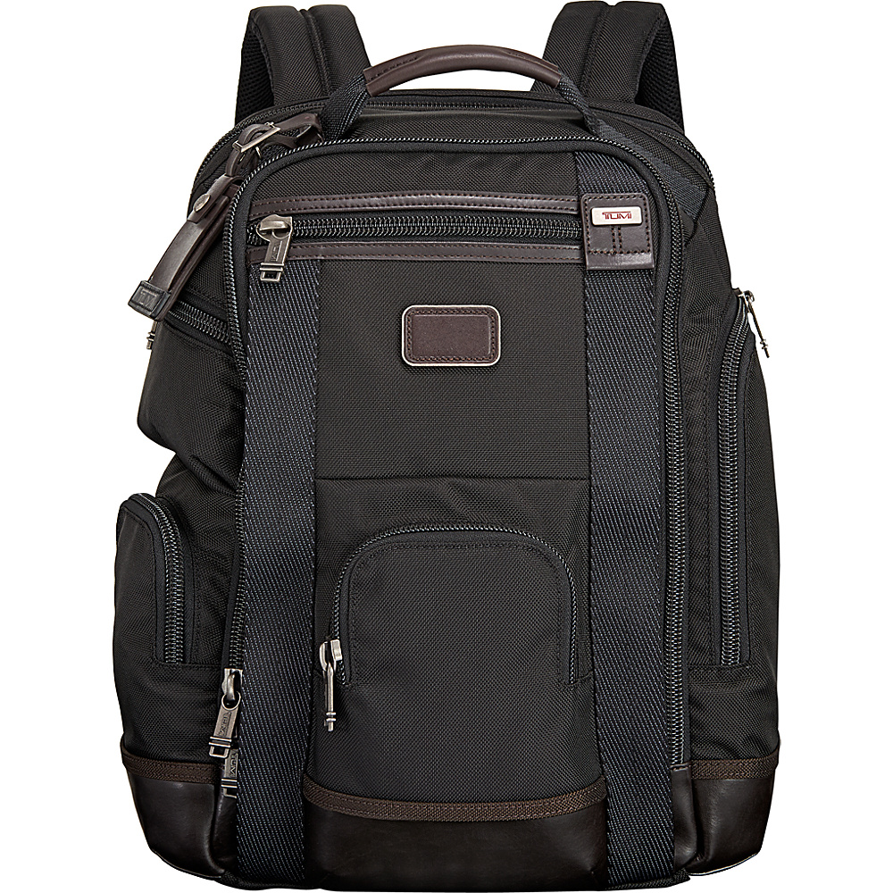 Tumi Alpha Bravo Shaw Deluxe Brief Pack Hickory Tumi Business Laptop Backpacks