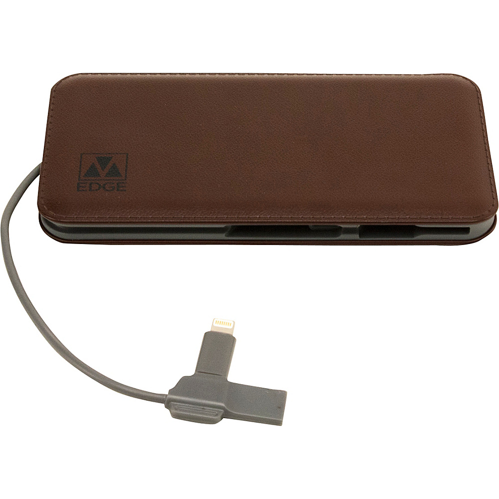 M Edge 8000 mAh Backup Battery Brown M Edge Portable Batteries Chargers