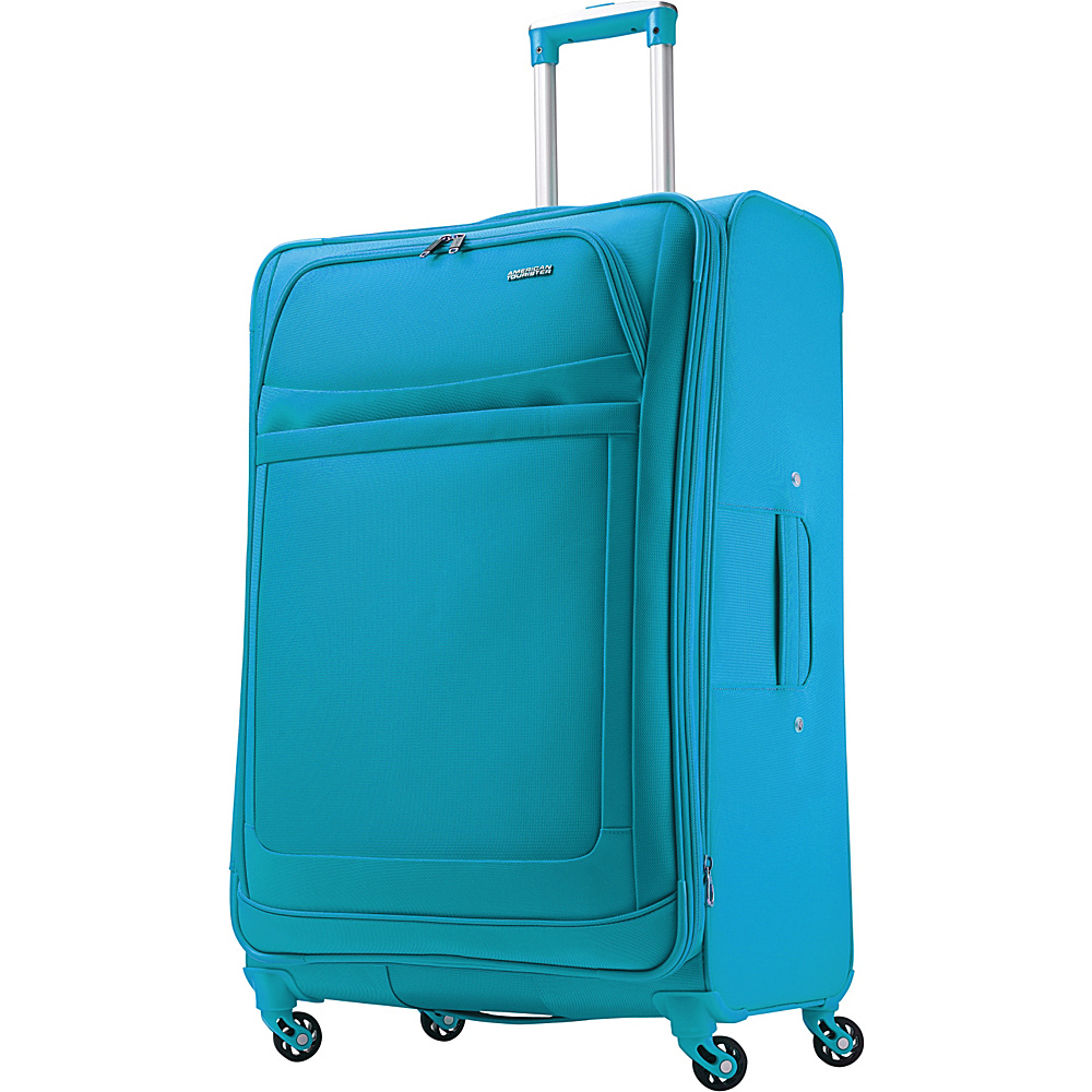American Tourister iLite Max Spinner 29 Light Blue American Tourister Softside Checked