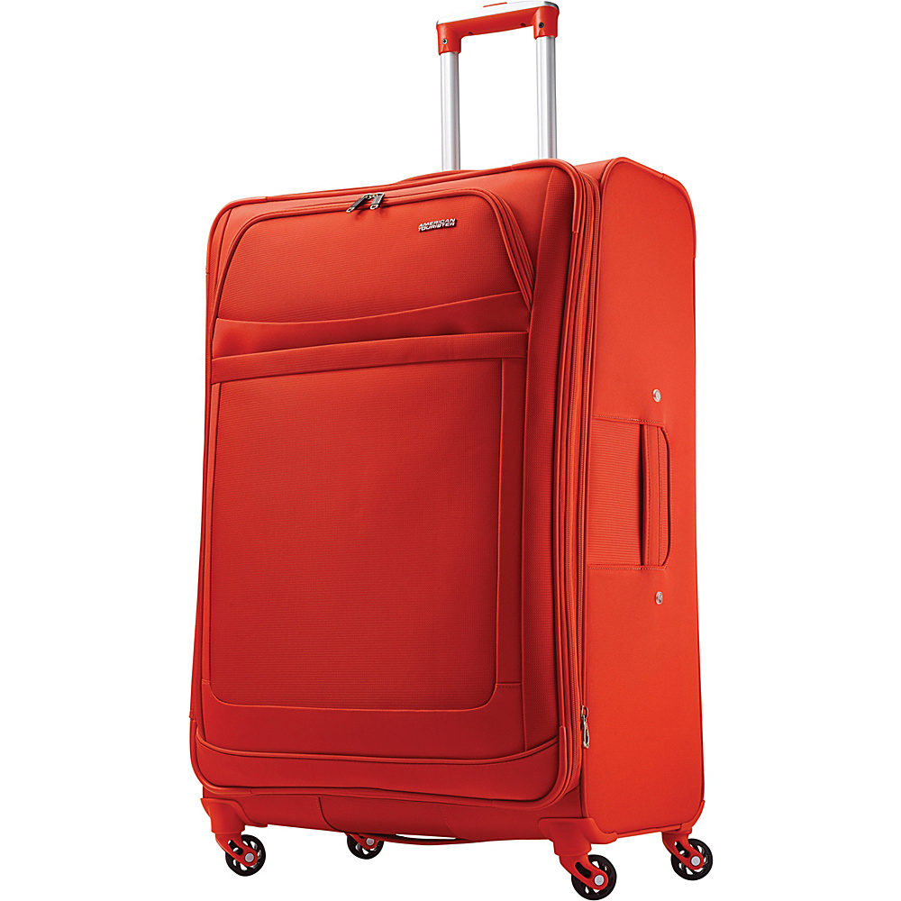 American Tourister iLite Max Spinner 29 Tangerine American Tourister Softside Checked