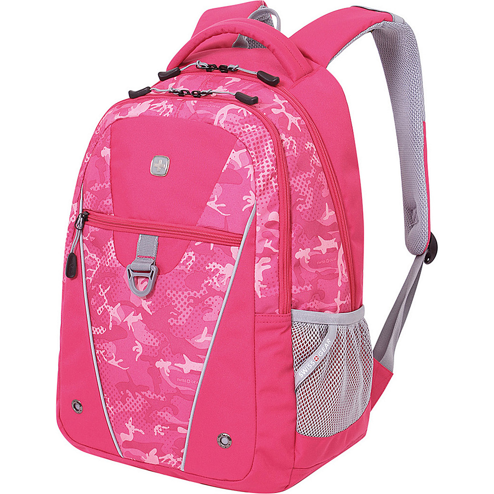 SwissGear Travel Gear SA5917 Backpack Pink Print SwissGear Travel Gear Business Laptop Backpacks