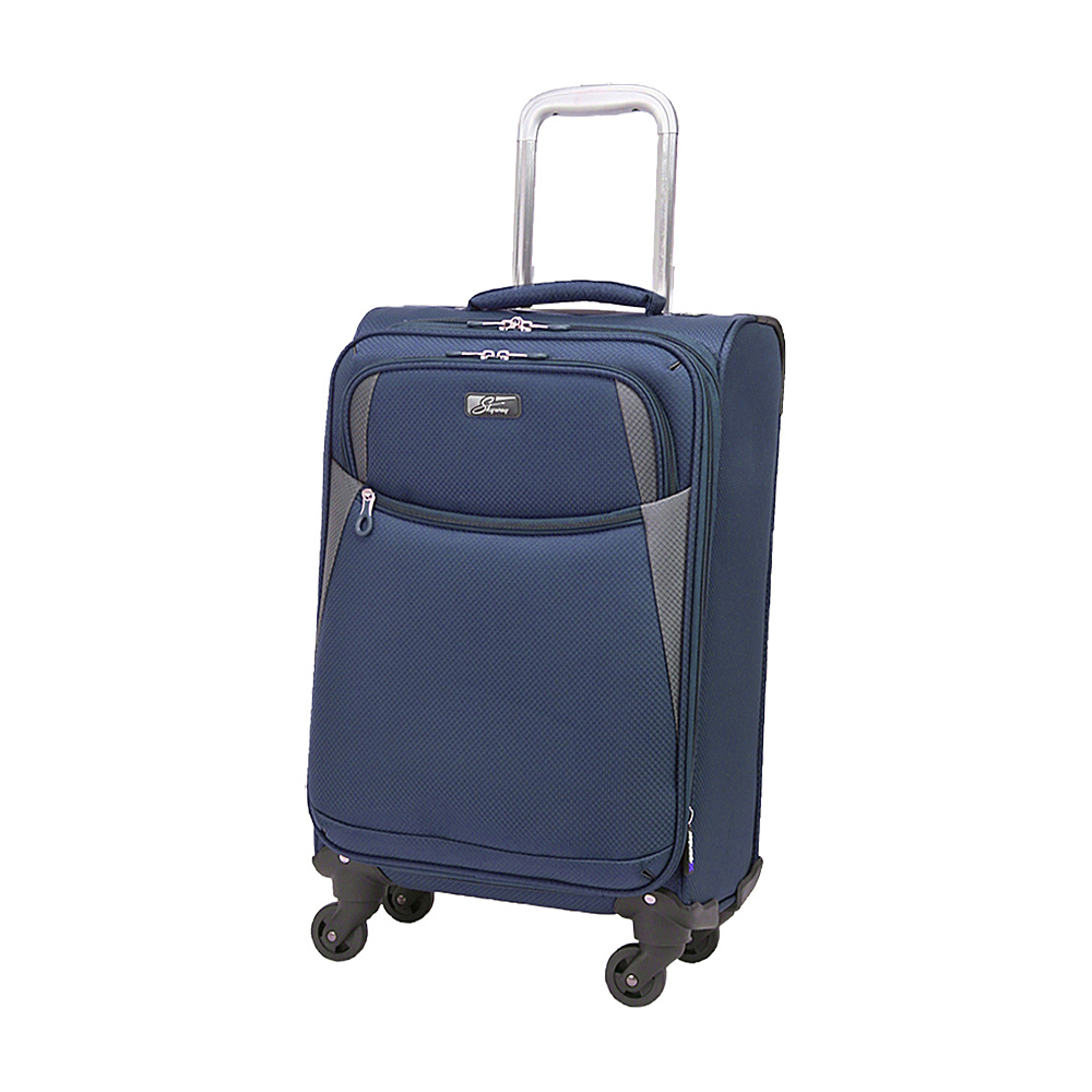 Skyway Encinitas 20 4 Wheel Carry On Exclusive Galaxy Blue Skyway Softside Carry On