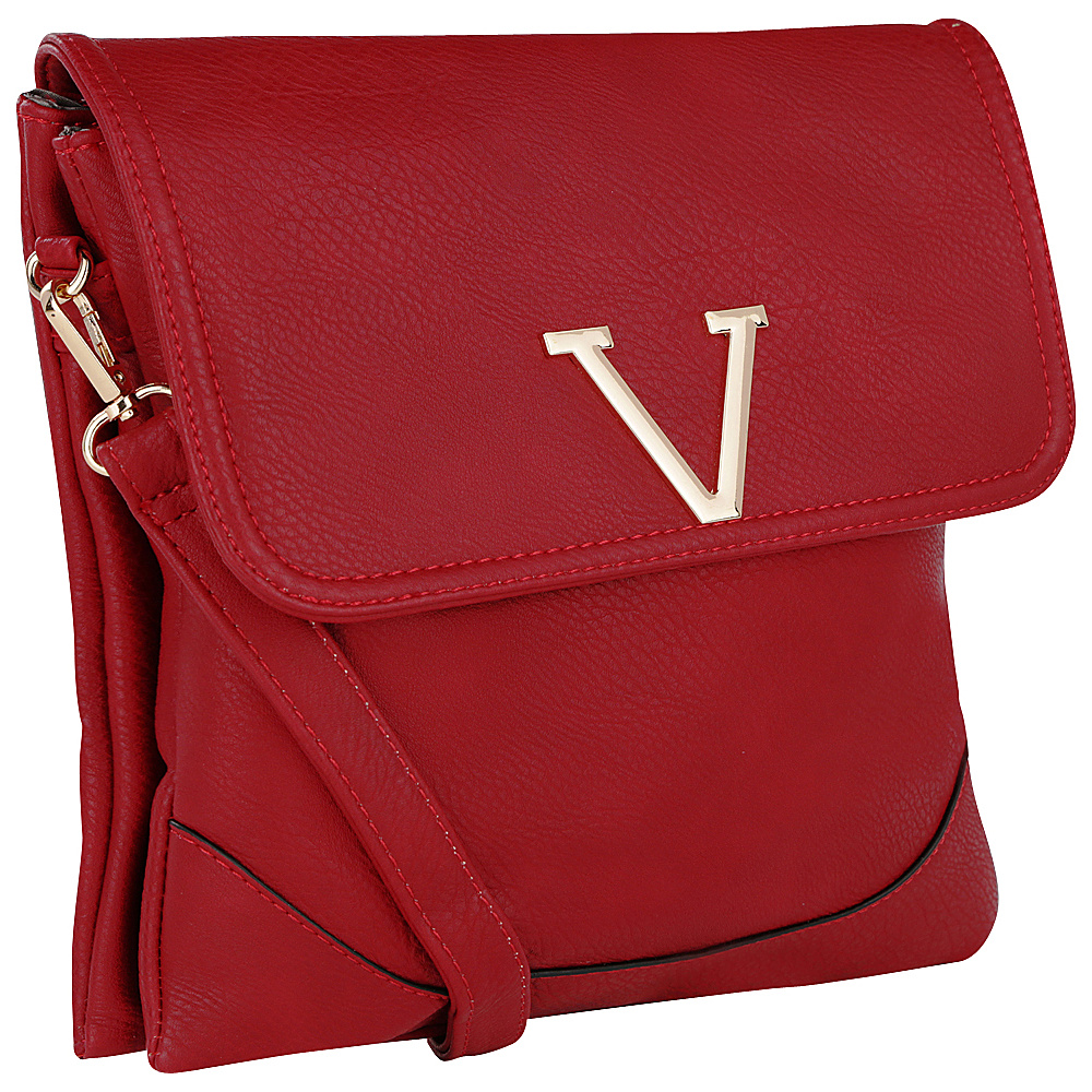 MKF Collection Morgan Crossbody Bag Red MKF Collection Fabric Handbags