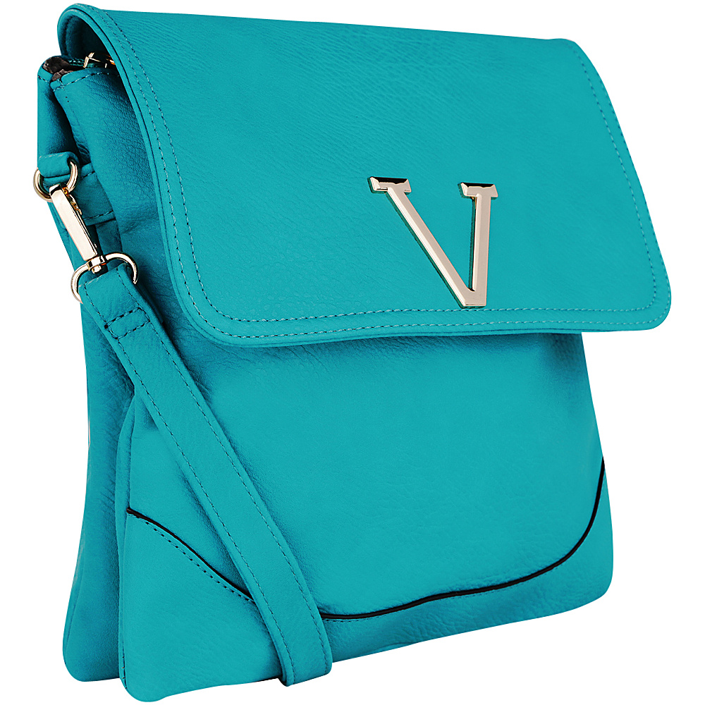 MKF Collection Morgan Crossbody Bag Turquoise MKF Collection Fabric Handbags