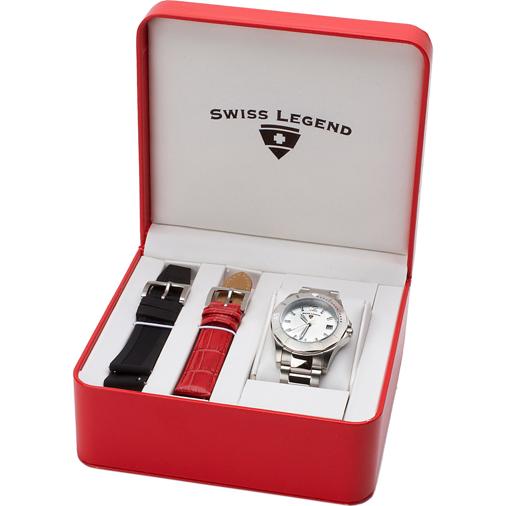 Swiss Legend Watches Paradiso Stainless Steel Watch Silver Swiss Legend Watches Watches