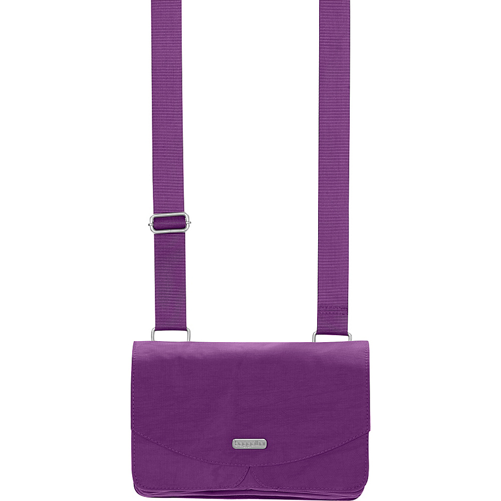 baggallini Venture Crossbody Retired Colors Violet baggallini Fabric Handbags