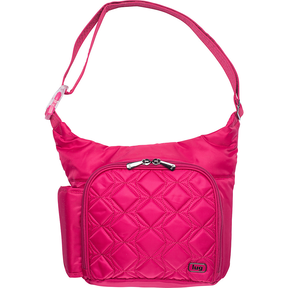 Lug Sidecar Shoulder Bag Rose Pink Lug Fabric Handbags