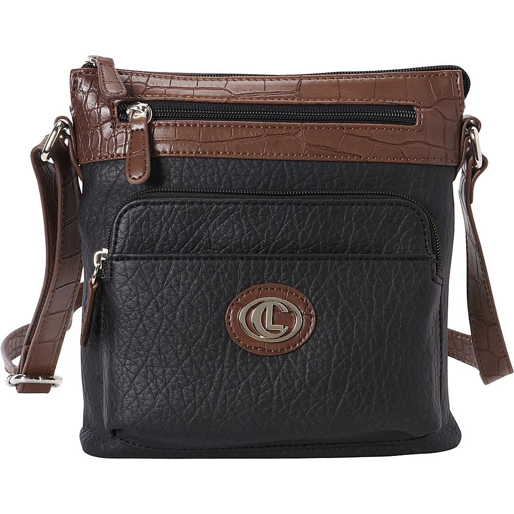 Aurielle Carryland Everglades Mini Bag Black Brown Aurielle Carryland Manmade Handbags