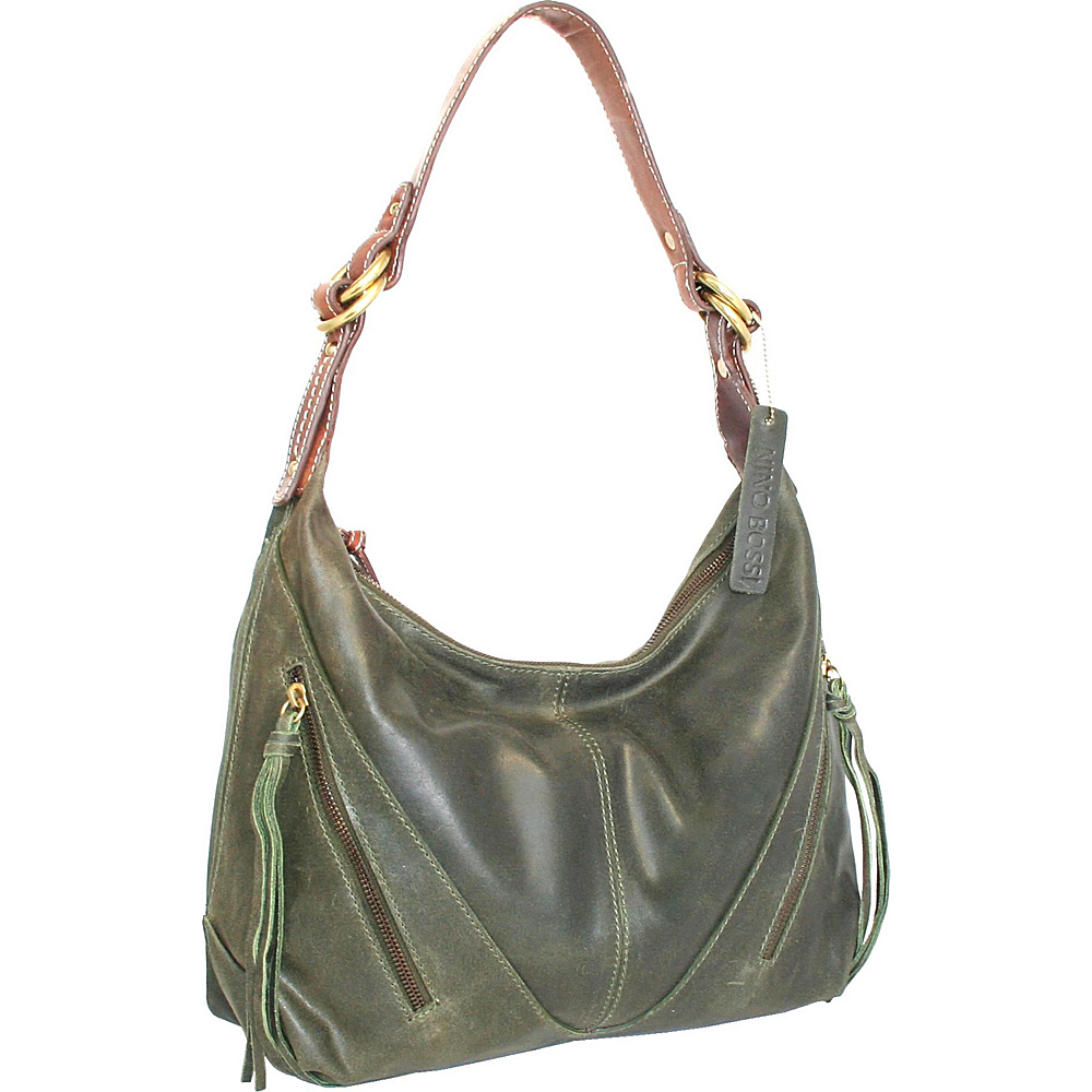 Nino Bossi Daisy Paradise Shoulder Bag Pine Nino Bossi Leather Handbags