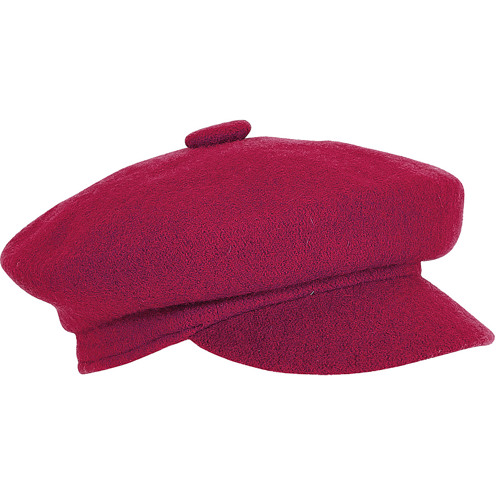 Adora Hats Wool Newsboy Hat Fuchsia Adora Hats Hats